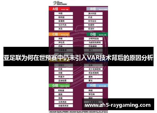 亚足联为何在世预赛中仍未引入VAR技术背后的原因分析